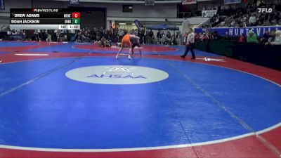 5A 165 lbs Quarterfinal - Drew Adams, Montevallo vs Noah Jackson, Elberta HS