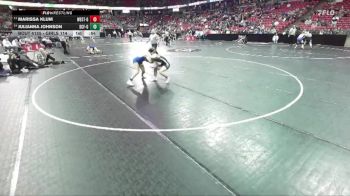 Girls 114 lbs Cons. Round 1 - Julianna Johnson, Saint Croix Falls-Girls vs Marissa Klum, Westby-Girls