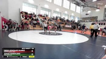 126 lbs Semifinal - Izayah Magdaleno, Williams Field vs Diego Gonzalez Suarez, Rancho Buena Vista