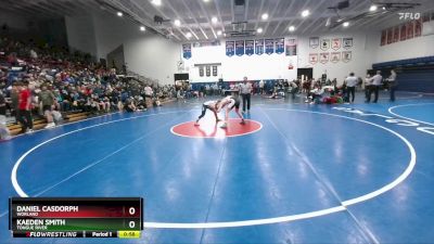 120 lbs Cons. Round 2 - Kaeden Smith, Tongue River vs Daniel Casdorph, Worland