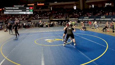 G 165 lbs Quarterfinal - Madison Chavarria, Dutchtown Girls vs Kaitlyn Walker, Brusly Girls