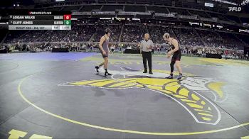 D4-157 lbs 5th Place Match - Cliff Jones, Clinton vs Logan Wilks, Charlevoix
