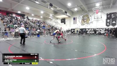 132 lbs Cons. Round 2 - Alex Gaytan, Charter Oak vs Alexander Jacobs, Garden Grove