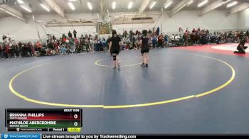 125 lbs Cons. Round 5 - Brianna Phillips, Fort Morgan vs Mathilde Abercrombie, Denver South