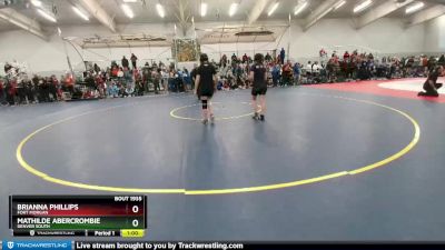 125 lbs Cons. Round 5 - Brianna Phillips, Fort Morgan vs Mathilde Abercrombie, Denver South