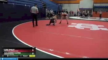 157 lbs Champ. Round 2 - Alejandro Castro, Defiance College vs Luke Smiley, Wisconsin-Stevens Point