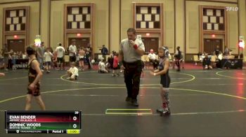 56 lbs Round 3 (4 Team) - Dominic Woods, Bitettio Trained vs Evan Bender, Armory WA Black