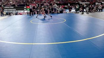 5A 98 lbs Cons. Round 1 - Jordan Cruz, Jerome vs John Stanovich, Vallivue