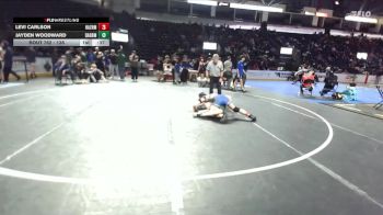 138 lbs Cons. Round 2 - Levi Carlson, Hazen vs Jayden Woodward, Darrington