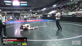 7A 150 lbs Cons. Round 2 - Cole Motzenbecker, Dothan HS vs Trace Gaither, Opelika Hs