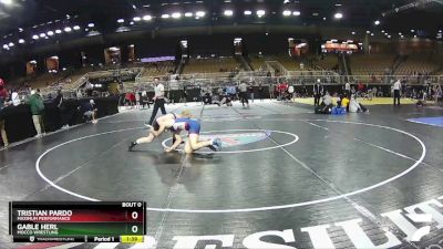 165 lbs Round 3 - Tristian Pardo, Maximum Performance vs Gable Herl, Mocco Wrestling