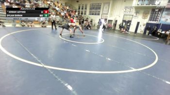 126 lbs Champ. Round 2 - Josiah Leyvas, La Serna vs Dylan Duran, Marina