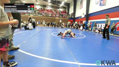 86-92 lbs Rr Rnd 2 - Cooper Price, Brushy Wrestling Club vs Ronan Winkle, Raw Wrestling Club