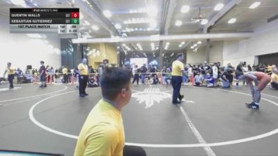 113 lbs 1st Place Match - Quentin Walls, SBTC vs Sebastian Gutierrez, SBTC
