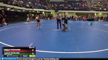 80 lbs Semifinal - Paisley Ritschard, RT Elite vs Hadley Schilling, Crass Trained