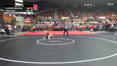 150 lbs Cons. Round 3 - Clayton Crookham, Tonganoxie Hs vs Bodhi Shay, Paola Hs