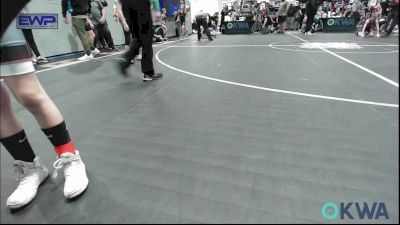 80 lbs Semifinal - Bentley Roberts, Blanchard Youth Wrestling Club vs Xylin Pennington, Henryetta Knights Wrestling Club