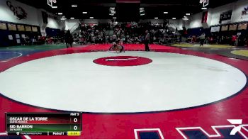 126 lbs Cons. Round 3 - Sid Barron, JW North vs Oscar De La Torre, Santa Monica