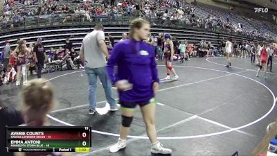 138 lbs Round 2 (4 Team) - Emma Antoni, Minnesota Storm Blue vs Averie Counts, Kansas Lavender Gecko