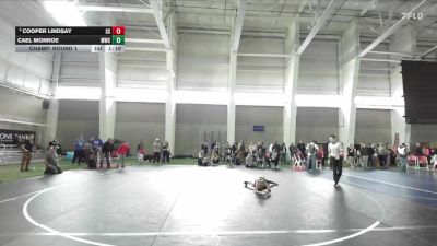 79 lbs Champ. Round 1 - Cooper Lindsay, South Sevier vs Cael Monroe, Millard Wrestling Club