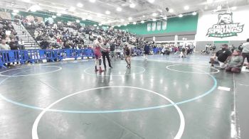 113 lbs Quarterfinal - Daniel Mendoza, Victor Valley vs Cash Blackwell, Granite Hills