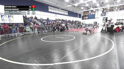 150 lbs Cons. Round 4 - Nathan Monday, Corona Del Mar vs Nathan Avila, Paramount