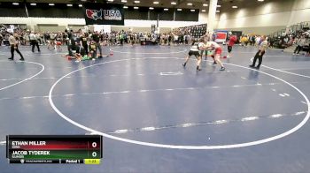 215 lbs Semifinal - Ethan Miller, Iowa vs Jacob Tyderek, Illinois