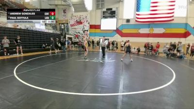 138 lbs Quarterfinal - Andrew Gonzales, Central vs Paul Gottula, Laramie