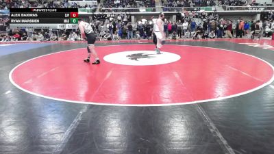 285 lbs Round Of 16 - Alex Bajoras, Saint John's Prep vs Ryan Marsden, Mt. Anthony