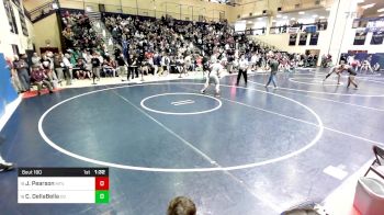 215 lbs Round Of 32 - John Pearson, Mountain View vs Christopher DellaBella, Delaware Valley