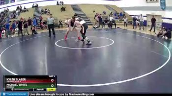 285 lbs Quarterfinal - Michael White, Douglas vs Kyler Blazer, Damonte Ranch