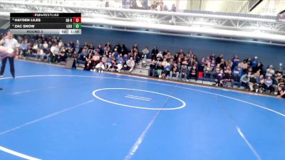 132 lbs Round 3 - Zac Snow, Lincoln Southwest vs Hayden Liles, Great Bend HS