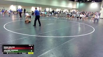 132 lbs Round 4 (16 Team) - Evan Wilcox, Dream Team vs Holden Hawkins, SD Renegades