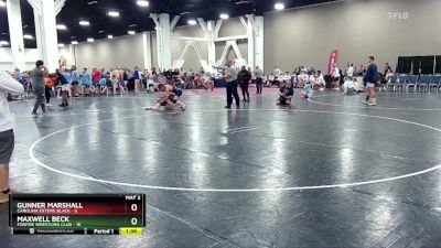 132 lbs Round 7 (8 Team) - Gunner Marshall, Carolina Exteme Black vs Maxwell Beck, Foxfire Wrestling Club