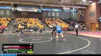 285 lbs Cons. Semi - Hamilton Cooper, Coker vs Cameron Coffman, Lander