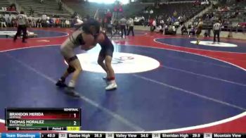 6A 152 lbs Semifinal - Brandon Merida, Heritage vs Thomas Moralez, Bentonville West