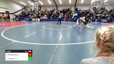 100 lbs Final - Hannah Stephenson, Sand Springs HS vs Farah Crossno, Greenwood Wrestling Academy