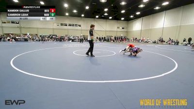 80 lbs Rr Rnd 1 - Kamden Gallus, Untouchables 14U MN vs Cameron Lizak, Warrior Up 14U