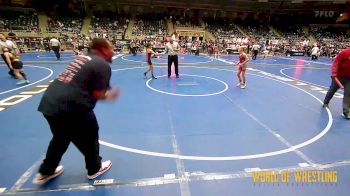 80 lbs Round Of 16 - Evan Restivo, Johny Hendricks Wrestling Academy vs Jericho Burkart, Vian Wrestling Club