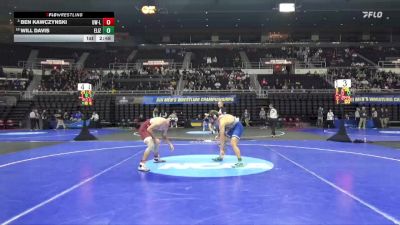 197 lbs Cons. Round 4 - Will Davis, Elizabethtown vs Ben Kawczynski, Wis.-La Crosse