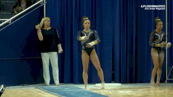Emma Mclean - Vault, Michigan - 2019 NCAA Gymnastics Ann Arbor Regional Championship