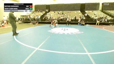 174-A lbs 3rd Place - Nathan Quinones, Bergenfield vs Isiah Carr-Wing, Orchard South WC