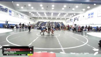 130 lbs 3rd Place Match - Angel Peralta, Madera Grapplers vs Tia Poti, Temescal Canyon High School