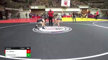 55 lbs Round 2 - Alyssa Locken, California vs Rachel Silverman, Silverback Wrestling Club