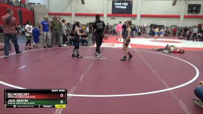 75 lbs Cons. Round 2 - Jack Gracin, Gracin Wrestling School vs Eli Mckelvey, Ironclad Wrestling Club