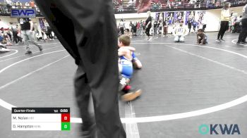 64 lbs Quarterfinal - Mason Nolan, HBT Grapplers vs Dustin Hampton, Noble Takedown Club