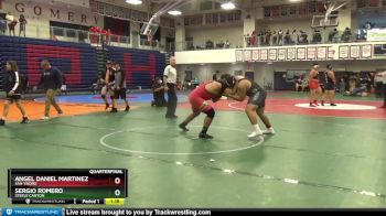 285 lbs Quarterfinal - Sergio Romero, Steele Canyon vs Angel Daniel Martinez, San Ysidro