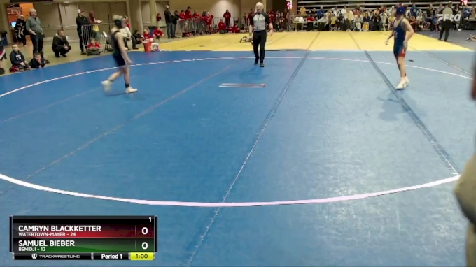 80 lbs Placement (4 Team) - Camryn Blackketter, Watertown-Mayer vs ...