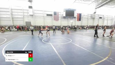123 lbs Round Of 16 - Dallas Rios, No Team vs Tristan Hartman, Stout Wrestling Academy