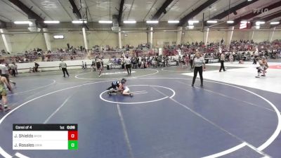 66 lbs Consi Of 4 - Jaxson Shields, Wickenburg Wrestling Club vs Jeremiah Rosales, Grindhouse WC